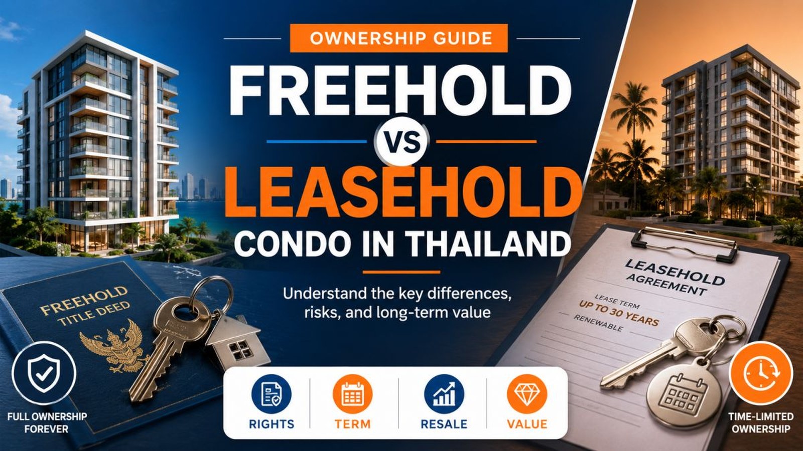 Freehold vs Leasehold Condo in Thailand