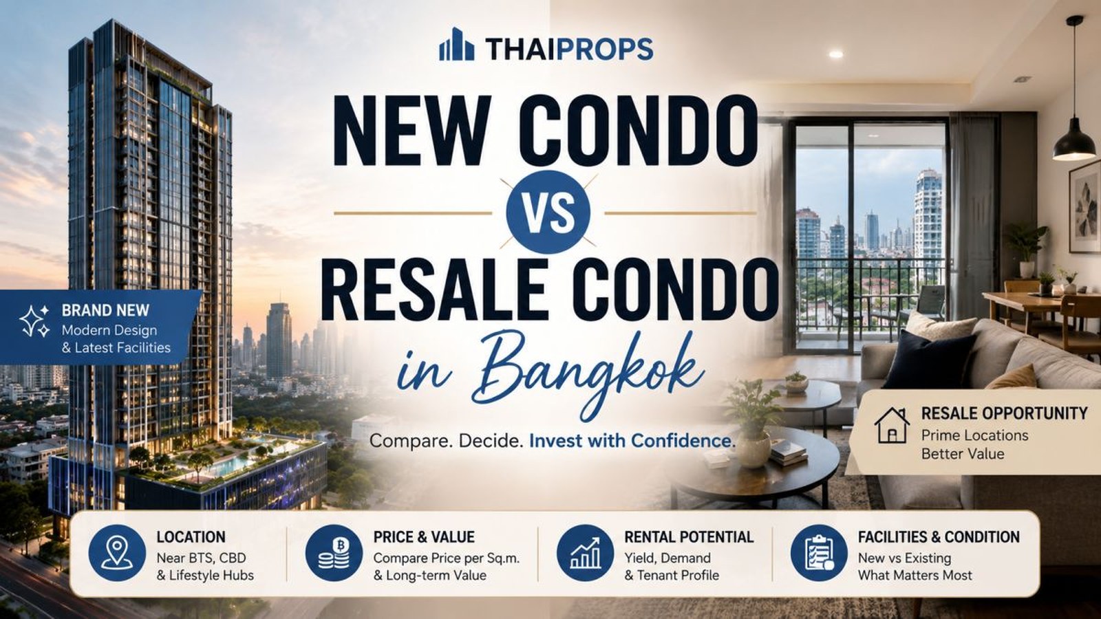 New Condo vs Resale Condo in Bangkok