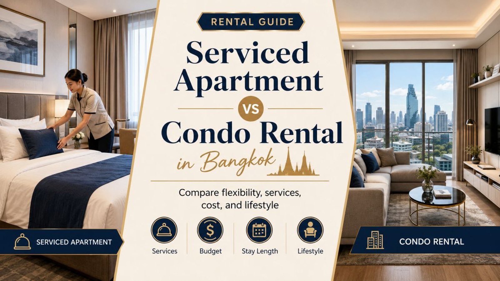 Serviced Apartment vs Condo Rental in Bangkok