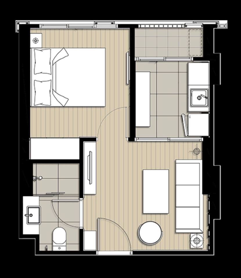 Ideo New Rama 9 · 1 bedroom · 31 SqM · Rama 9, Bangkok · Photo 5 Ideo New Rama 9 1-bedroom Condo in Rama 9, Bangkok – photo 5