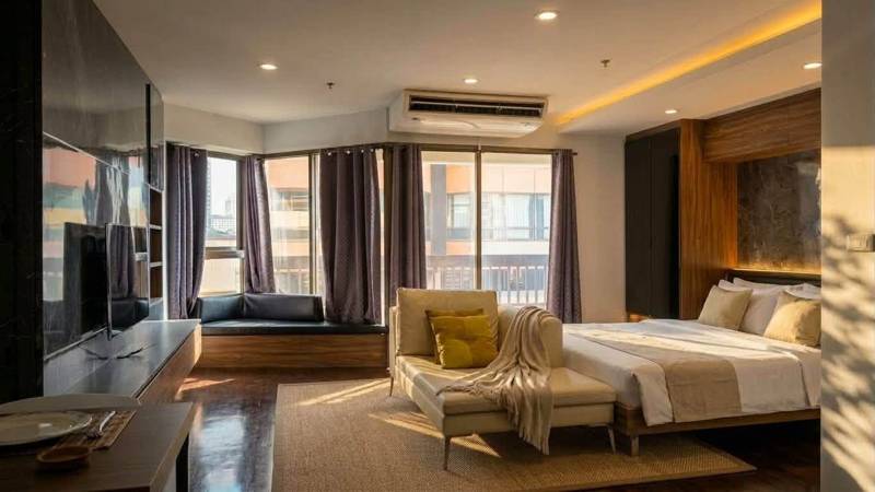 Spacious 42 sqm Studio near BTS Ari · 1 bedroom · 42 SqM · Floor 8 · Chatuchak, Bangkok · Photo 2 Spacious 42 sqm Studio near BTS Ari 1-bedroom Condo in Chatuchak, Bangkok – photo 2