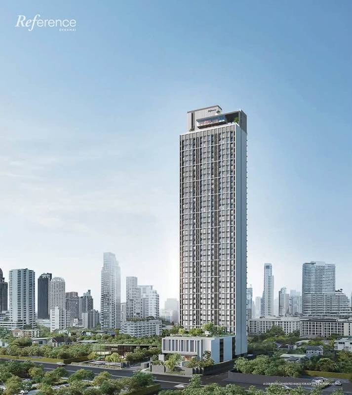 Reference Ekkamai · 2 bedroom · 68.26 SqM · Floor 25 · Watthana, Bangkok · Photo 2 Reference Ekkamai 2-bedroom Condo in Watthana, Bangkok – photo 2