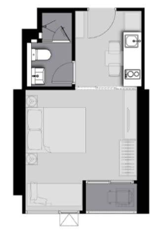 Life Asoke-Rama 9 · 1 bedroom · 26 SqM · Floor 38 · Chatuchak, Bangkok · Photo 5 Life Asoke-Rama 9 1-bedroom Condo in Chatuchak, Bangkok – photo 5
