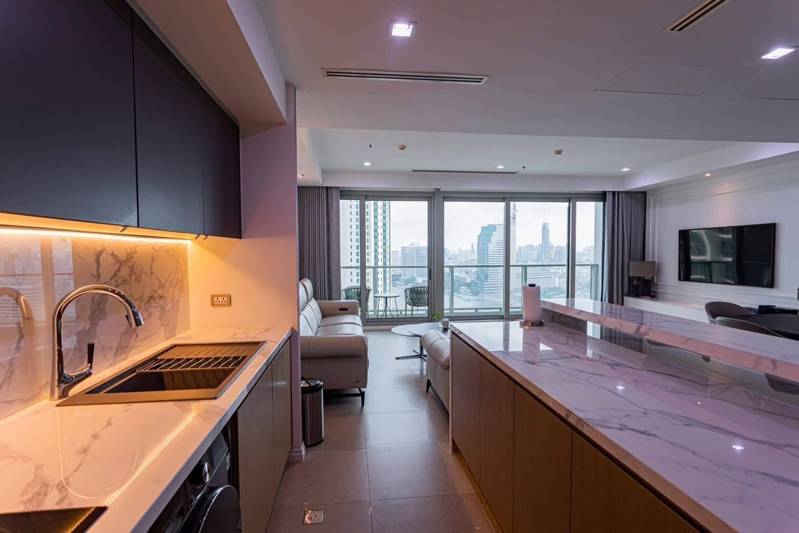 The River · 2 bedroom · 110 SqM · Floor 25 · Khlong San, Bangkok · Photo 1 The River 2-bedroom Condo in Khlong San, Bangkok – photo 1