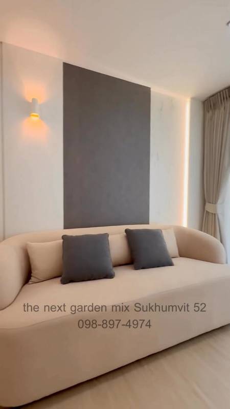 The Next Garden Mix · 2 bedroom · 57.43 SqM · Floor 2 · On Nut, Bangkok · Photo 1 The Next Garden Mix 2-bedroom Condo in On Nut, Bangkok – photo 1