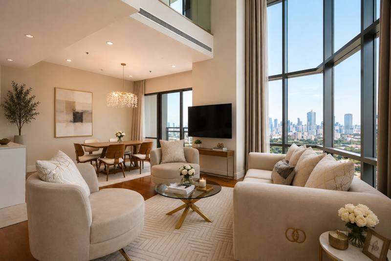 Bright Sukhumvit 24 · 3 bedroom · 180 SqM · Phrom Phong, Bangkok · Photo 5 Bright Sukhumvit 24 3-bedroom Condo in Phrom Phong, Bangkok – photo 5