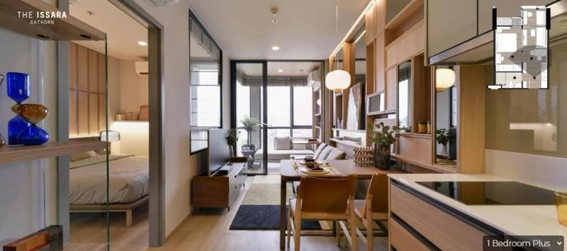The Issara Sathorn · 1 bedroom · 37.17 SqM · Floor 21 · Sathorn, Bangkok · Photo 2 The Issara Sathorn 1-bedroom Condo in Sathorn, Bangkok – photo 2