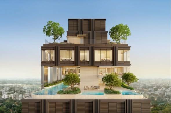 The Monument Thong Lo · 2 bedroom · 80.25 SqM · Floor 11 · Thong Lo, Bangkok · Photo 4 The Monument Thong Lo 2-bedroom Condo in Thong Lo, Bangkok – photo 4