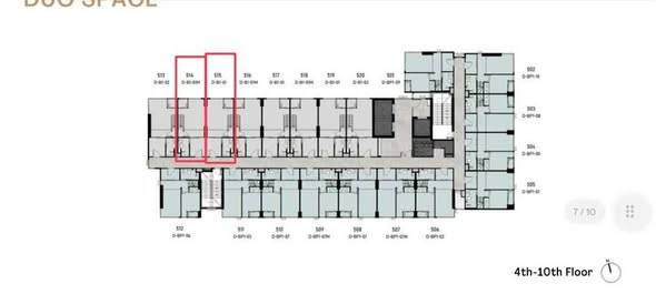 So Origin Siriraj · 1 bedroom · 42.7 SqM · Floor 10 · Photo 4 So Origin Siriraj 1-bedroom Condo – photo 4
