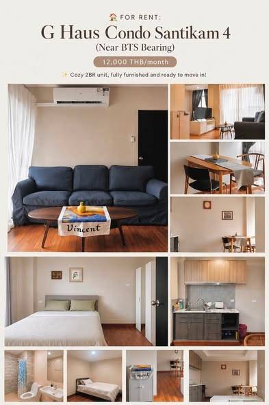 G Haus Condo · 2 bedroom · 45.52 SqM · Floor 5 · Samrong, Samut Prakan · Photo 1 G Haus Condo 2-bedroom Condo in Samrong, Samut Prakan – photo 1