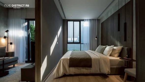 Nue District R9 · 1 bedroom · 26 SqM · Floor 10 · Huai Khwang, Bangkok · Photo 3 Nue District R9 1-bedroom Condo in Huai Khwang, Bangkok – photo 3