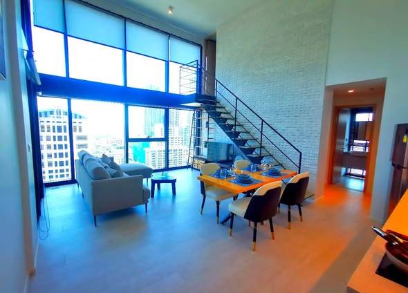 The Lofts Silom · 2 bedroom · 75 SqM · Floor 17 · Bang Rak, Bangkok · Photo 2 The Lofts Silom 2-bedroom Condo in Bang Rak, Bangkok – photo 2