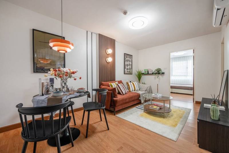 Chateau In Town Ratchada 10 · 2 bedroom · 52.39 SqM · Floor 2 · Ratchada, Bangkok · Photo 5 Chateau In Town Ratchada 10 2-bedroom Condo in Ratchada, Bangkok – photo 5