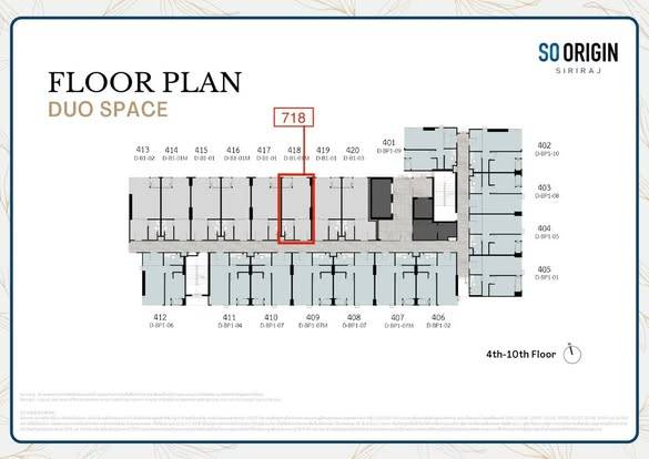 So Origin Siriraj · 1 bedroom · 42 SqM · Floor 7 · Photo 1 So Origin Siriraj 1-bedroom condo – photo 1