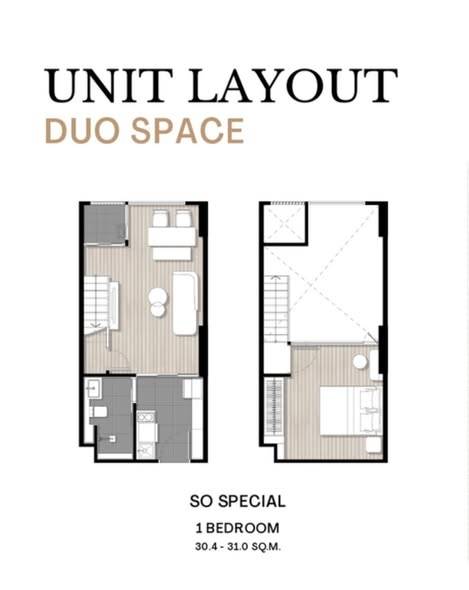 So Origin Siriraj · 1 bedroom · 42 SqM · Floor 7 · Photo 2 So Origin Siriraj 1-bedroom condo – photo 2