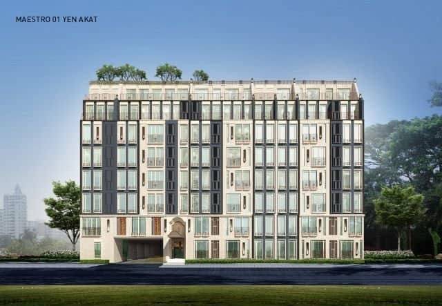 Maestro 01 Sathorn – Yen Akat · 2 bedroom · 70.82 SqM · Floor 2 · Sathon, Bangkok · Photo 1 Maestro 01 Sathorn – Yen Akat 2-bedroom Condo in Sathon, Bangkok – photo 1