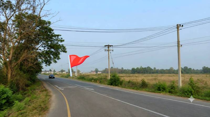 South-Facing Land Plot in Nan – 2,400 Sqm Near City Centre · 0 bedroom · 2400 SqM · Floor 0 · Photo 3 South-Facing Land Plot in Nan – 2,400 Sqm Near City Centre 0-bedroom Land – photo 3
