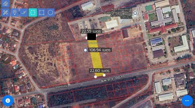 South-Facing Land Plot in Nan – 2,400 Sqm Near City Centre · 0 bedroom · 2400 SqM · Floor 0 · Photo 5 South-Facing Land Plot in Nan – 2,400 Sqm Near City Centre 0-bedroom Land – photo 5