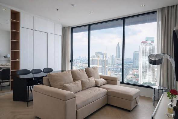 Chapter Charoennakhorn-Riverside · 2 bedroom · 68 SqM · Floor 28 · Riverside, Bangkok · Photo 2 Chapter Charoennakhorn-Riverside 2-bedroom Condo in Riverside, Bangkok – photo 2