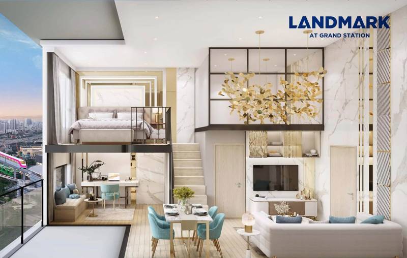 Landmark @MRTA Station · 2 bedroom · 49.5 SqM · Phetchaburi Road, Bangkok · Photo 1 Landmark @MRTA Station 2-bedroom Condo in Phetchaburi Road, Bangkok – photo 1