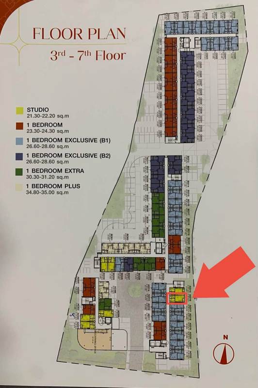 Kave Genesis · 1 bedroom · 21.69 SqM · Floor 3 · Photo 3 Kave Genesis 1-bedroom – photo 3