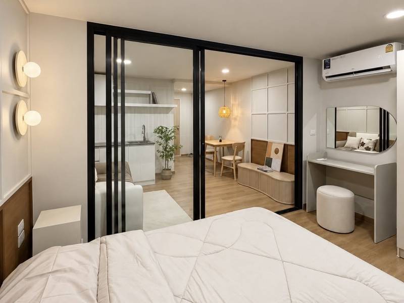 City Villa · 1 bedroom · 33 SqM · Floor 9 · Bang Kapi, Bangkok · Photo 3 City Villa 1-bedroom Villa in Bang Kapi, Bangkok – photo 3